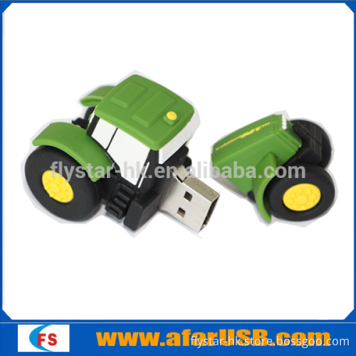 Customize 4gb 8gb 16gb pvc cartoon 3D Car shape usb memory stick